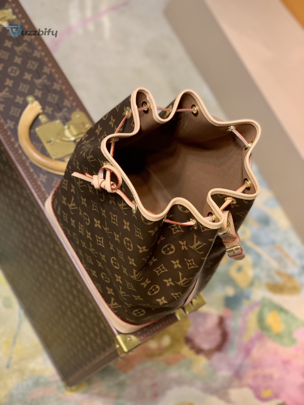 Louis Vuitton Noé Bucket Bag Monogram Canvas For Women, Women’s Handbags, Shoulder Bags 13.4in/36cm LV M42224

