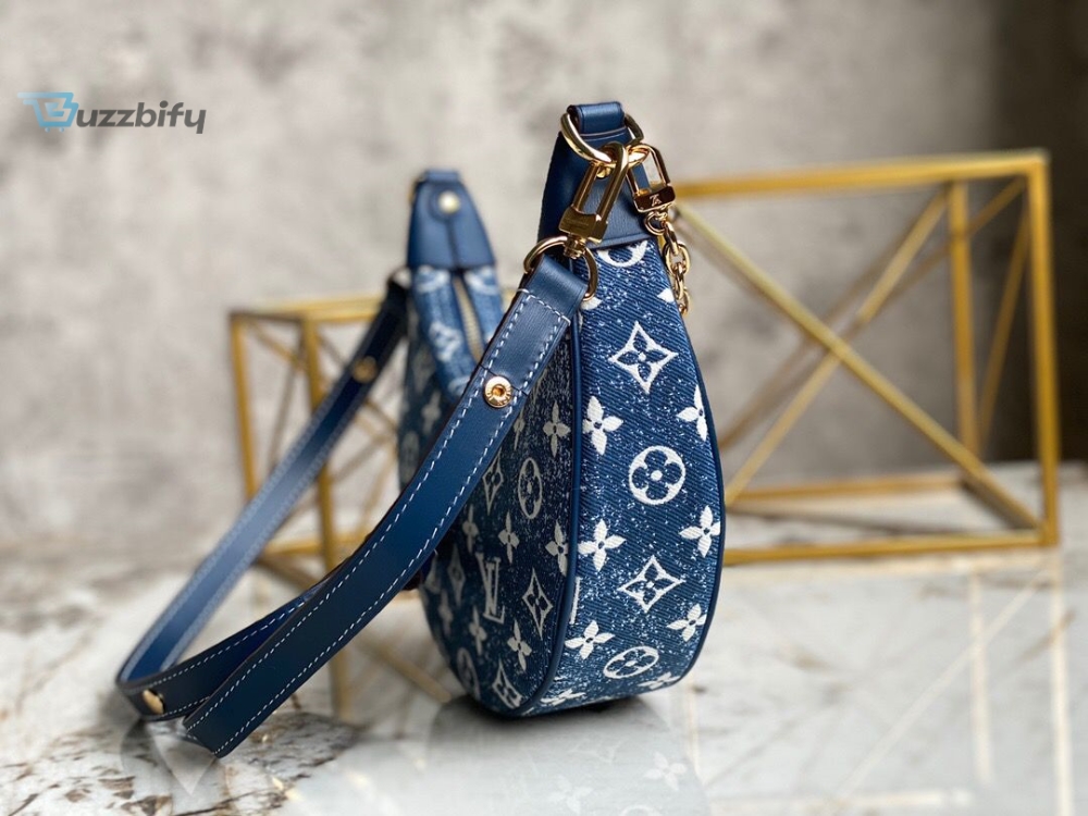 Louis Vuitton Loop Since 1854 Jacquard Navy Blue By Nicolas Ghesquière For Cruise Show Womens Handbags 9.1In23cm Lv M81166
