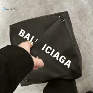 balenciaga 44 small bag monogram black for women 6 8