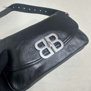 balenciaga bb soft small flap bag black for women 9 1