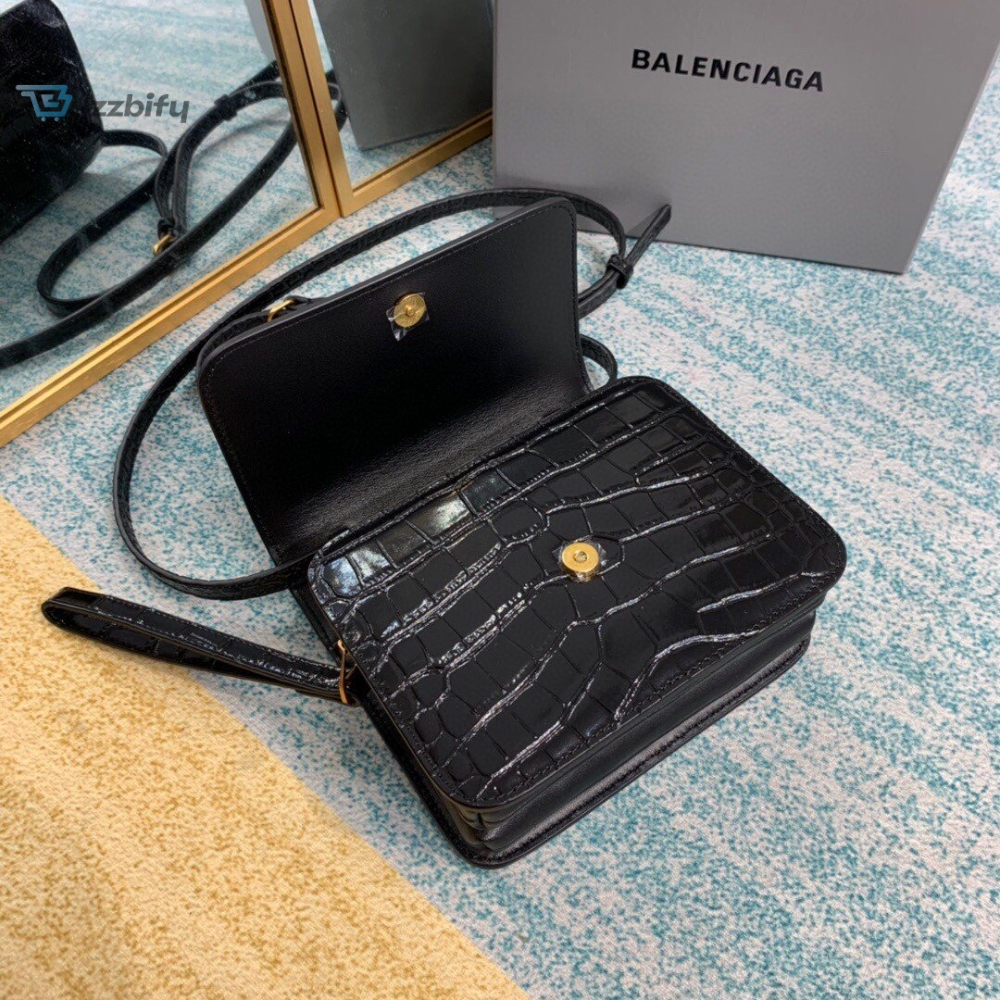 Balenciaga Bolso Bandolera B In Black For Women Womens Bags 7In18cm