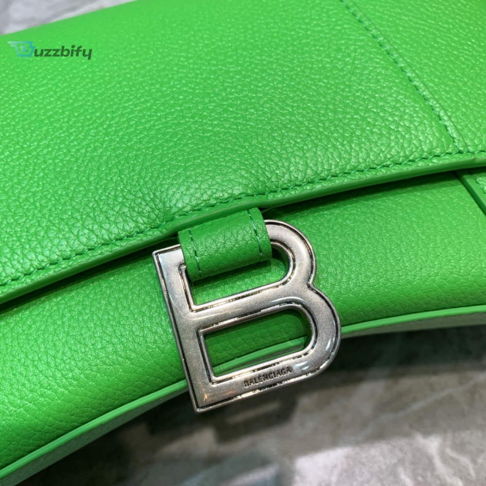 Balenciaga Hourglass Small Handbag In Green, For Women, Women’s Sneakerhead Bags 9in/23cm 