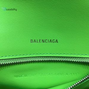 balenciaga hourglass small handbag in green for women womens Sneakerhead bags 9in 9 9cm buzzbify 9 9