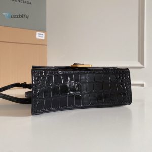 balenciaga hourglass xs handbag in black for women womens bags 7 1