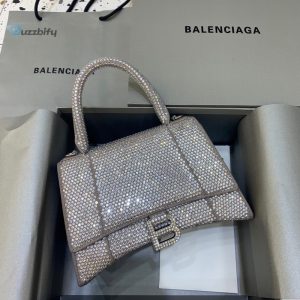 balenciaga hourglass xs handbag in grey for women womens bags 7
