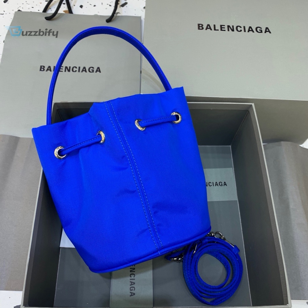 Balenciaga Le Cagole Medium Bucket Bag In Blue For Women Womens Bags 7In18cm