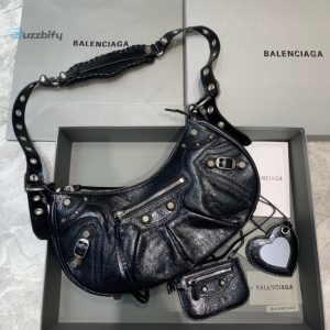 balenciaga le cagole xs shoulder bag in black for women womens bags 13in33cm buzzbify 1