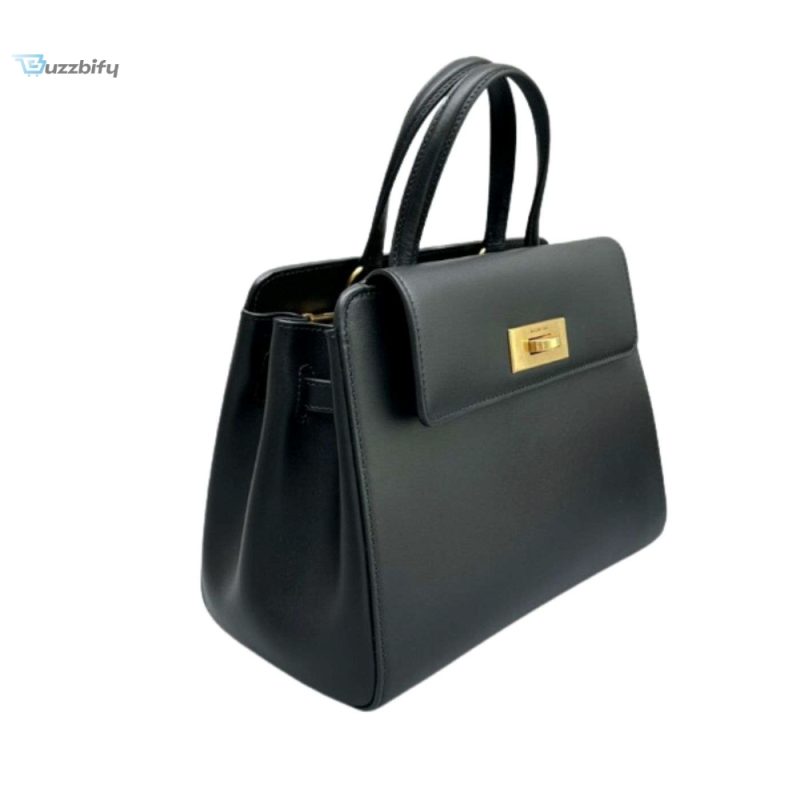 balenciaga money small tote bag black for women 92in23