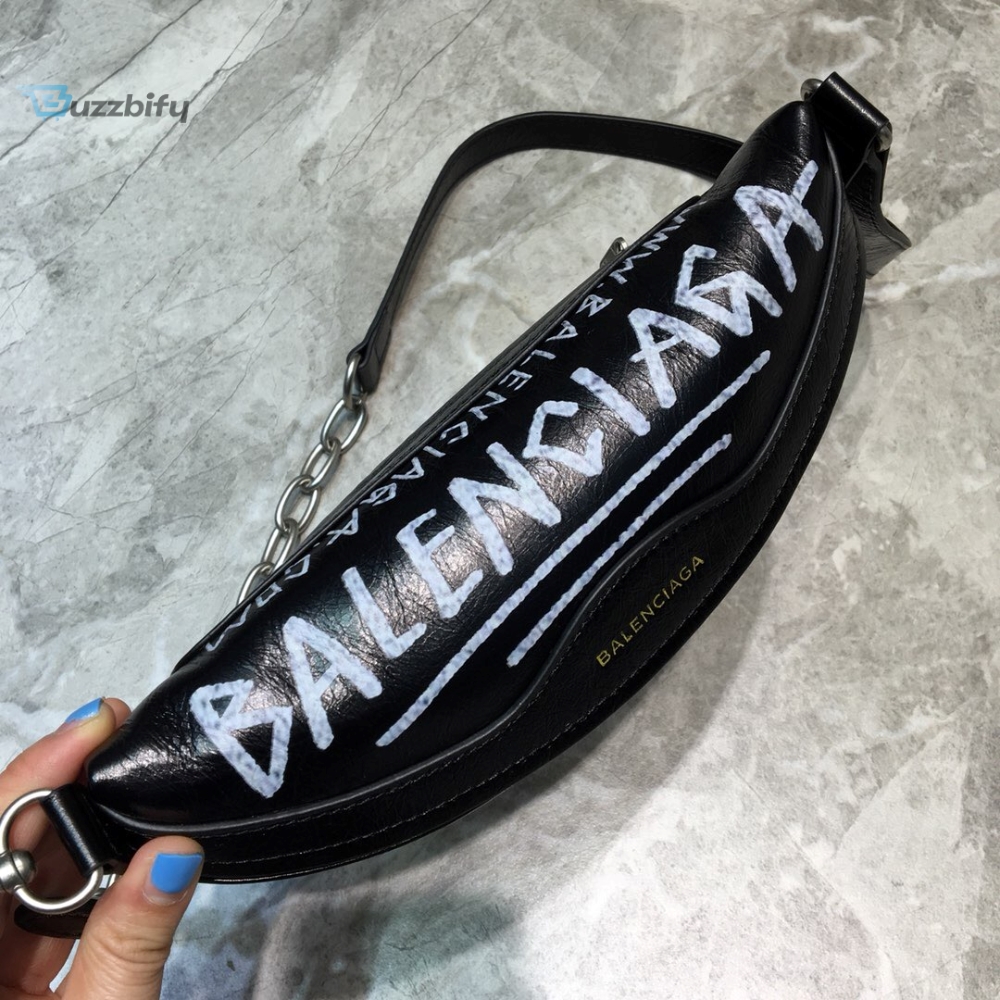Balenciaga Souvenir Xs Belt Bag In Black For Women Womens Bags 9.5In24cm