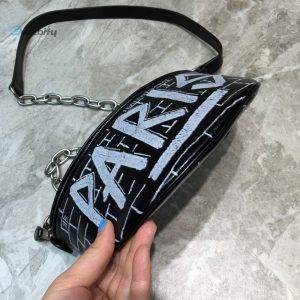 balenciaga souvenir xs belt bag in black for women womens coach bags 9 54