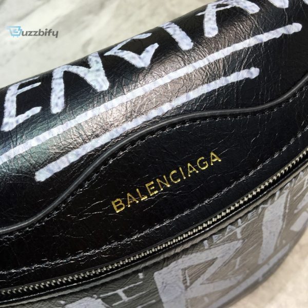 balenciaga souvenir xs belt bag in black for women womens coach bags 9 57