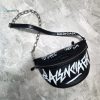 balenciaga souvenir xs belt bag in black for women womens coach bags 9 65