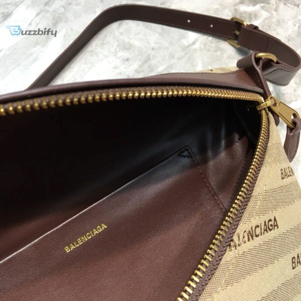 balenciaga souvenir xs belt bag in brown for women womens bags 9 13