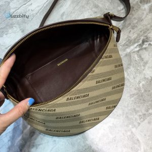 balenciaga souvenir xs belt bag in brown for women womens bags 9 9