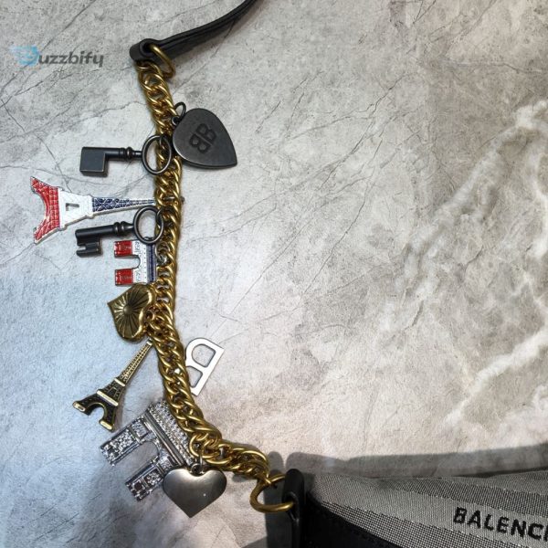 balenciaga souvenir xs belt bag in gray for women womens bags cuir 9 10