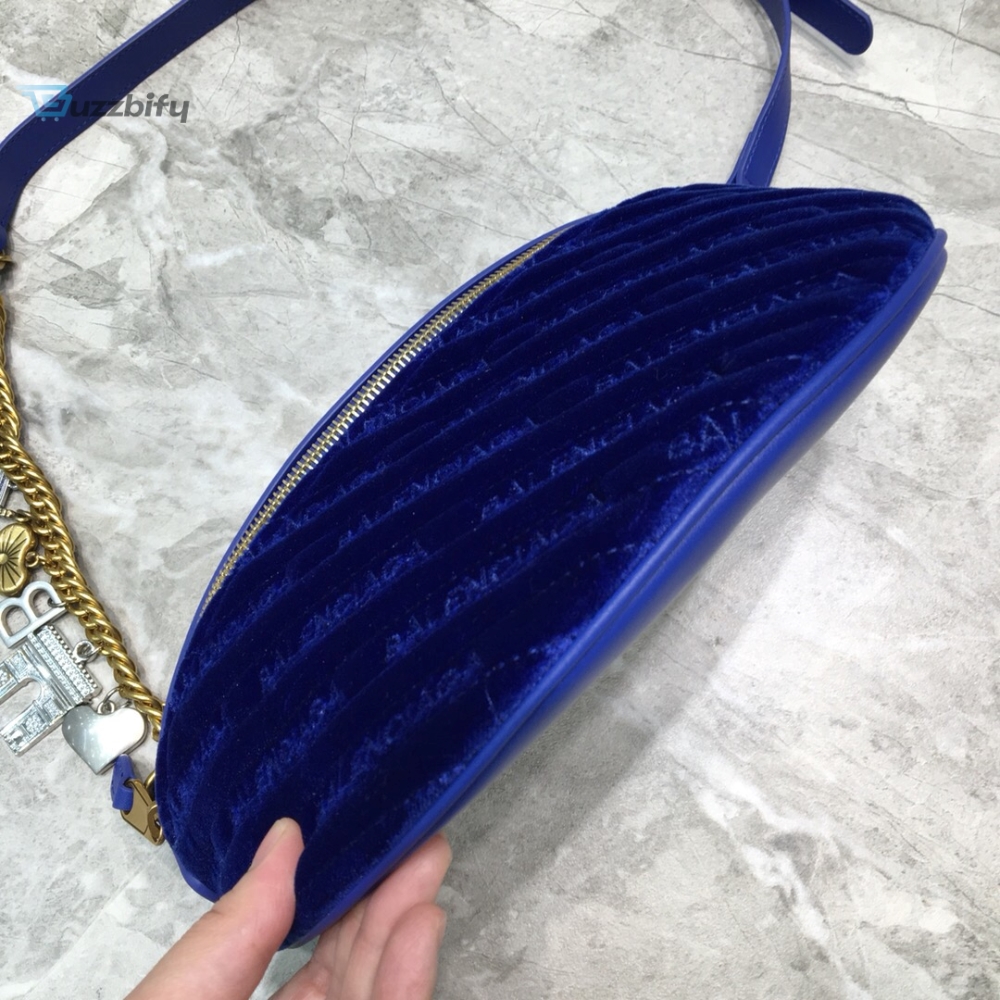 Balenciaga Souvenir Xxs Belt Bag In Blue For Women Womens Bags 11.8In30cm