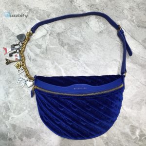 balenciaga souvenir xxs belt bag in blue for women womens bags 11