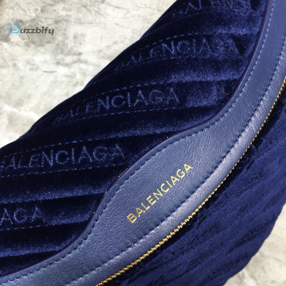 Balenciaga Souvenir Xxs Belt Bag In Dark Blue For Women Womens Bags 11.8In30cm