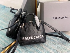 balenciaga ville mini handbag in black for women womens bags 7in18cm buzzbify 1