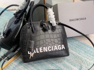 balenciaga ville small handbag in black for women womens bags 10
