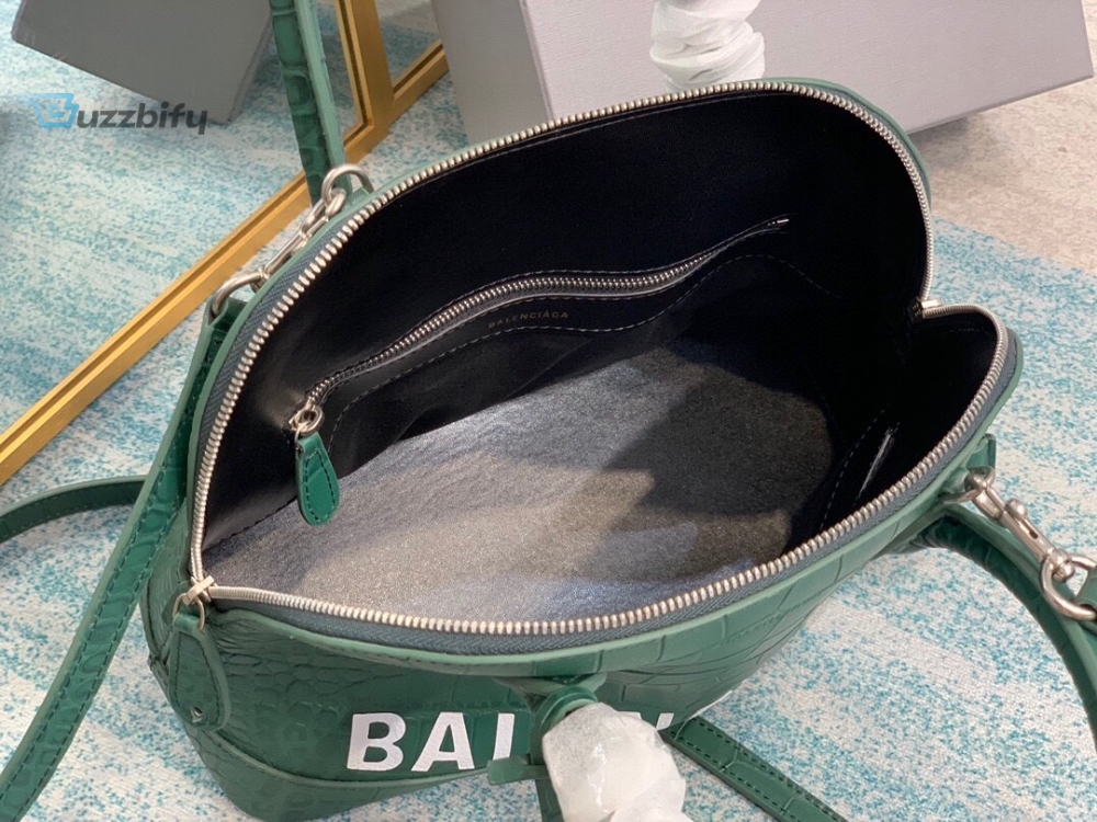 Balenciaga Ville Small Handbag In Dark Green For Women Womens Bags 10.2In26cm