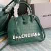 balenciaga ville small handbag in dark green for women womens bags 10