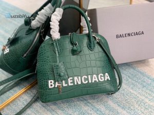 balenciaga ville small handbag in dark green for women womens bags Dual 10