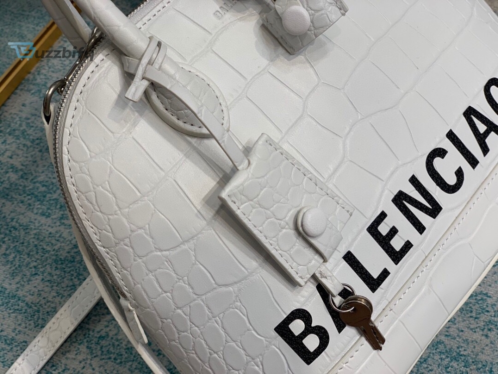 Balenciaga Ville Small Handbag In White For Women Womens Bags 10.2In26cm