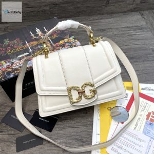 dolce gabbana dg girls bag in quilted nappa white for women 10