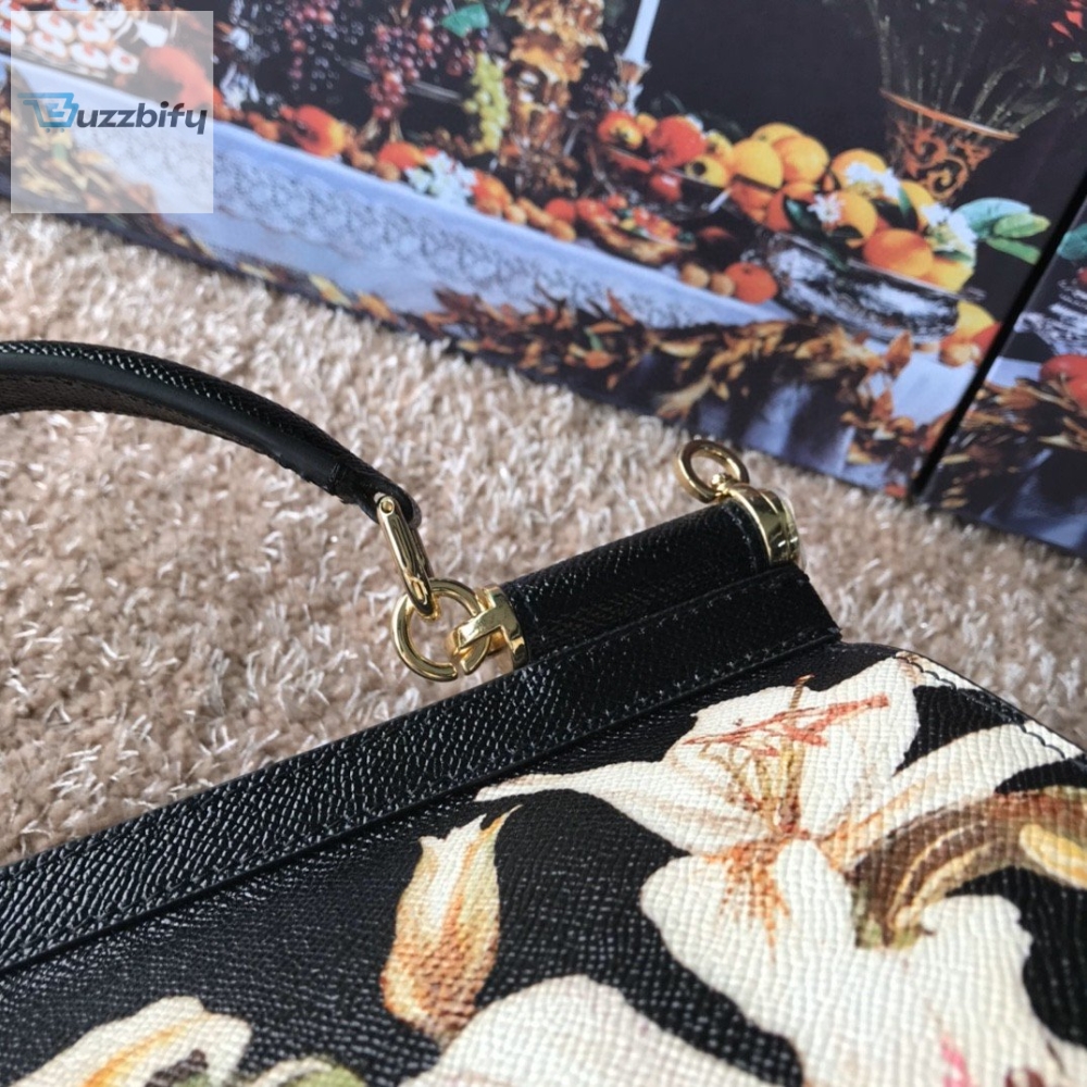 Dolce & Gabbana Medium Sicily Handbag Unique Print Motifs Muticolour For Women 10.2in/26cm DG 
