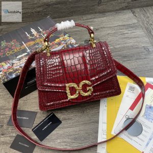 dolce gabbana print dg girls bag burgundy for women 10