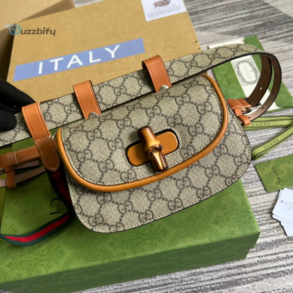Gucci Bamboo 1947 Jumbo GG Small Top Handle Bag Brown For Women, Womenâ€™s Bags 8.3in/21cm GG
