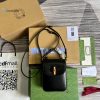 gucci bamboo mini handbag black for women womens bags 6