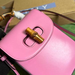 gucci Womens bamboo mini handbag pink for women womens bags 6 10