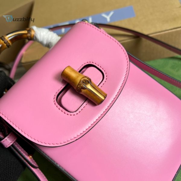 gucci Womens bamboo mini handbag pink for women womens bags 6 3