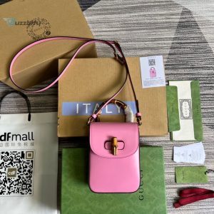 gucci bamboo mini handbag pink for women womens bags 6