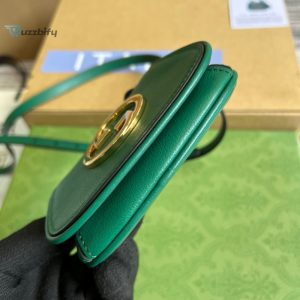 Gucci Blondie Card Case Wallet Green For Women Womens Bags 4.5In12cm Gg 698635 Uxx0g 3120