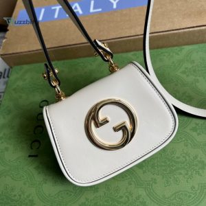 Gucci Blondie Card Case Wallet White For Women Womens Bags 4.5In12cm Gg 698635 Uxx0g 9022