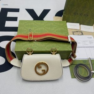 Gucci Blondie Mini Bag White For Women Womens Bags 8.7In22cm Gg 698643 Uxxag 9161