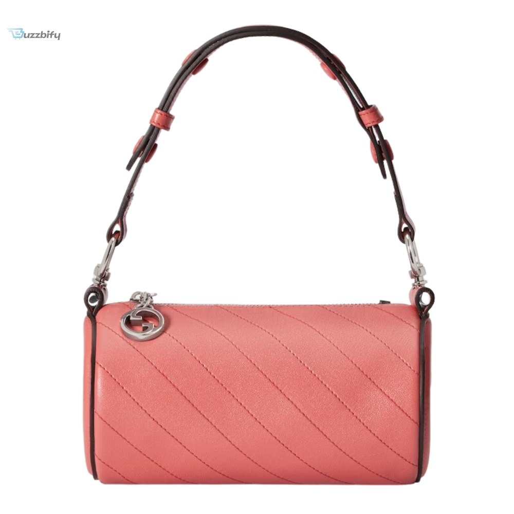 Gucci Blondie Mini Shoulder Pink Bag For Women 760170 Aacpy 6701 7.3 Inches 18.5 Cm