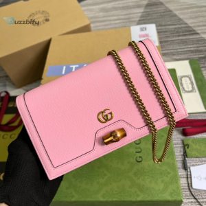 Gucci Diana Mini Bag With Bamboo Pink For Women Womens Bags 7.5In19cm Gg 696817 Dj20t 5815