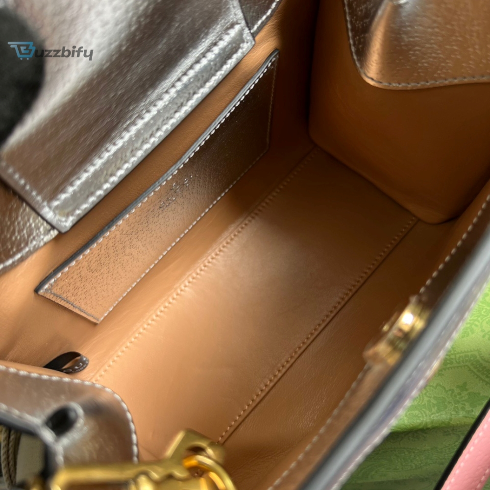 Gucci Diana Mini Tote Bag Silver For Women, Women’s Bags 7.9in/20cm GG 702732 1TRGT 8190 