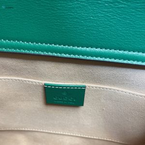 Gucci Diana Small Tote Bag Green For Women Womens Bags 11In27cm Gg