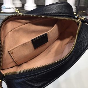 Gucci Gg Marmont Matelassé Mini Bag Black Matelassé Chevron For Women 7In18cm Gg 448065 Dtd1t 1000