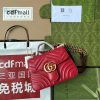 gucci gg marmont mini top handle bag red for women womens bags 8