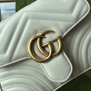 gucci gg marmont mini top handle bag white for women womens bags 8 13