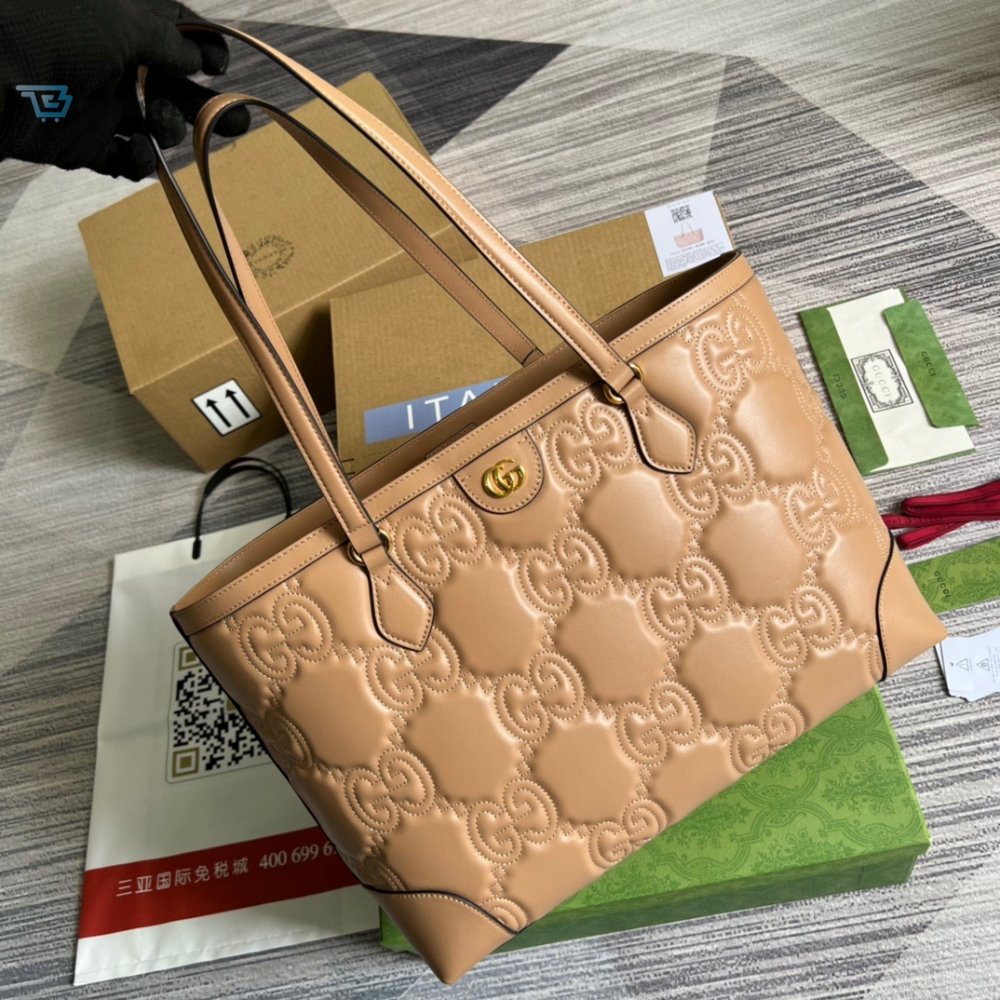 Gucci GG Medium Tote Beige For Women, Women’s Bags 15in/38cm GG 631685 UM8IG 9500 