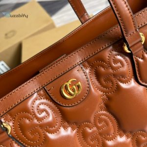 Gucci Gg Medium Tote Brown For Women Womens Bags 15In38cm Gg 631685 Um8ig 2546