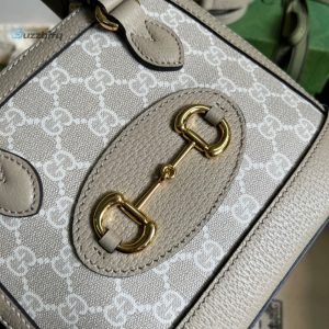 Gucci Horsebit 1955 Gg Mini Bag Beige For Women Womens Bags 7.9In20cm Gg 677212 Uulag 9682