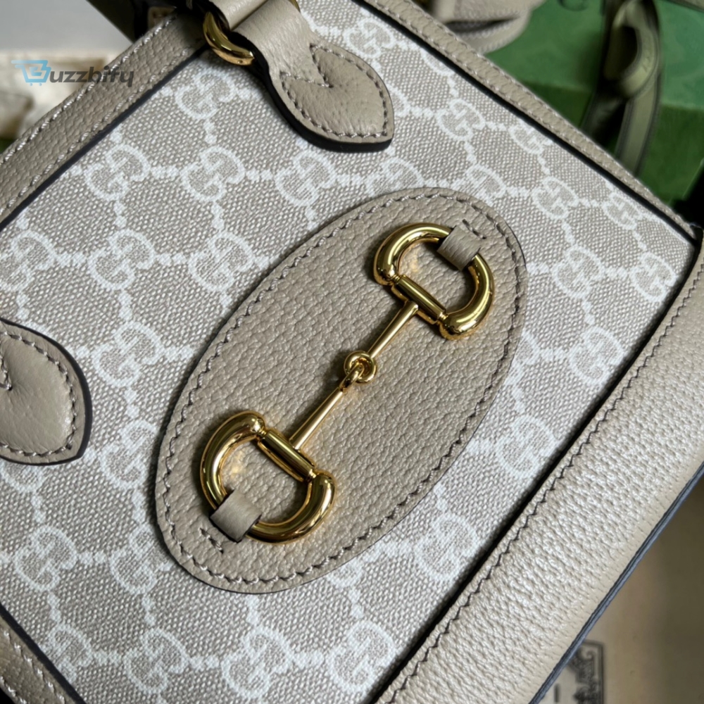 Gucci Horsebit 1955 GG Mini Bag Beige For Women, Women’s Bags 7.9in/20cm GG 677212 UULAG 9682 